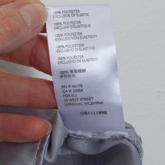 Urban Outfitters Womens Satin Smocked Babydoll Cami Tank Top Size L Y2K Grunge - Picture 8 of 10